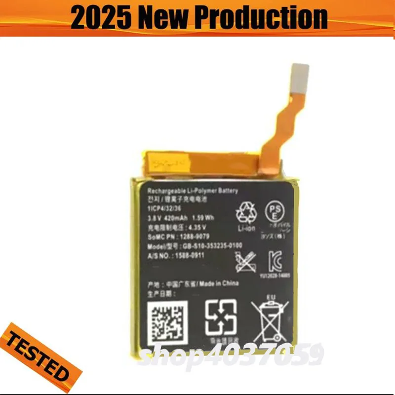 Новинка 2025 года GB-S10-353235-0100 для SONY SmartWatch 3 SW3 GB-S10 3SAS SWR50 S10, замена