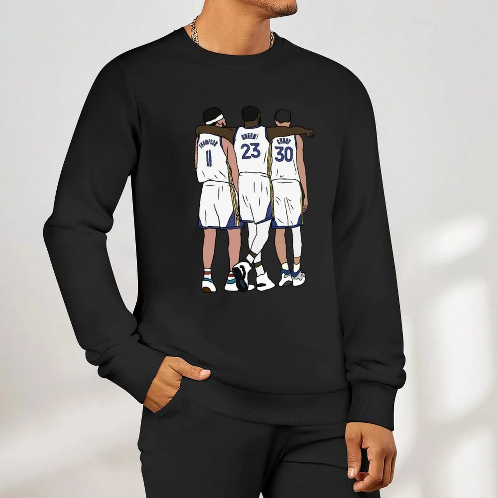 Пуловер Klay, Draymond & Steph, корейская осенняя одежда, эстетичная одежда, осенние новинки, мужское пальто, зимняя мужская толстовка (art.: 3920d20d5d8ba) - 3920d20d5d8ba