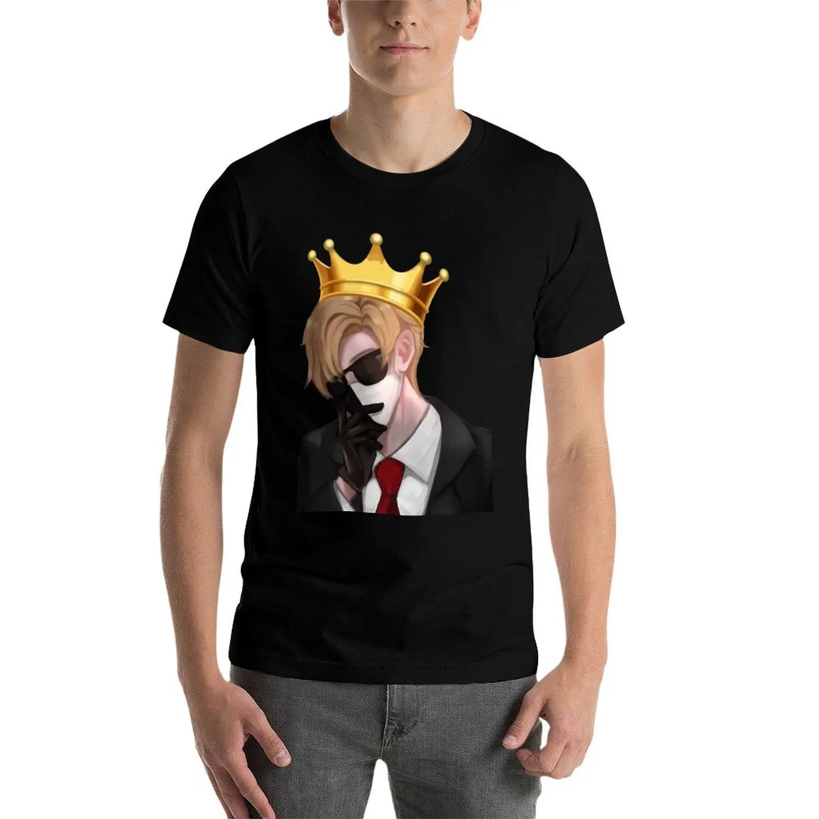 Фото Ranboo Merch, футболка RANBOO, мужские хлопковые футболки, хлопковая футболка высокого качества №5
