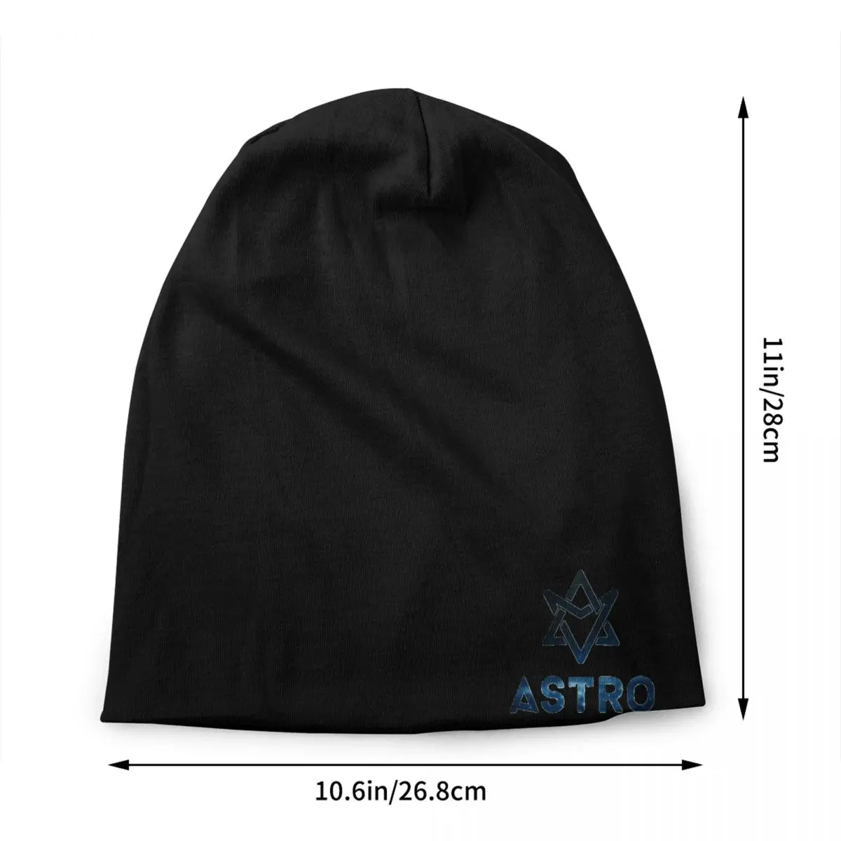 Фото Пользовательские Astros Music Kpop Pop Bonnet Hat Вязаные шапки для мужчин и женщин Крутые унисекс теплые зимние шапки для взрослых №2