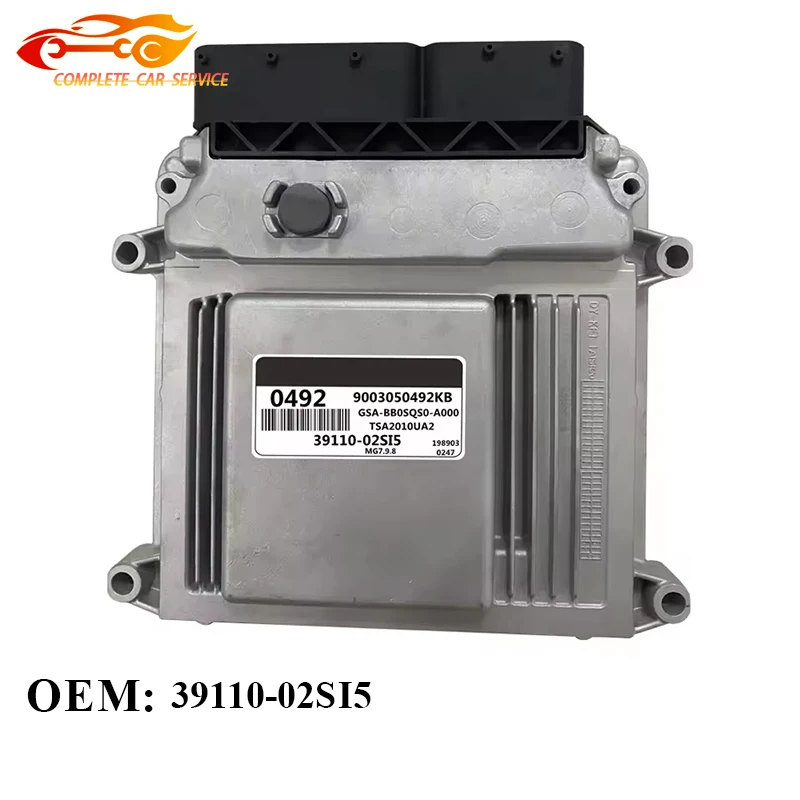 Новый 39110-02SI5 39110-02S15 0492 Компьютерная плата двигателя ЭБУ Электронный блок управления MG7.9.8 3911002 SI5 подходит для KIA ECM
