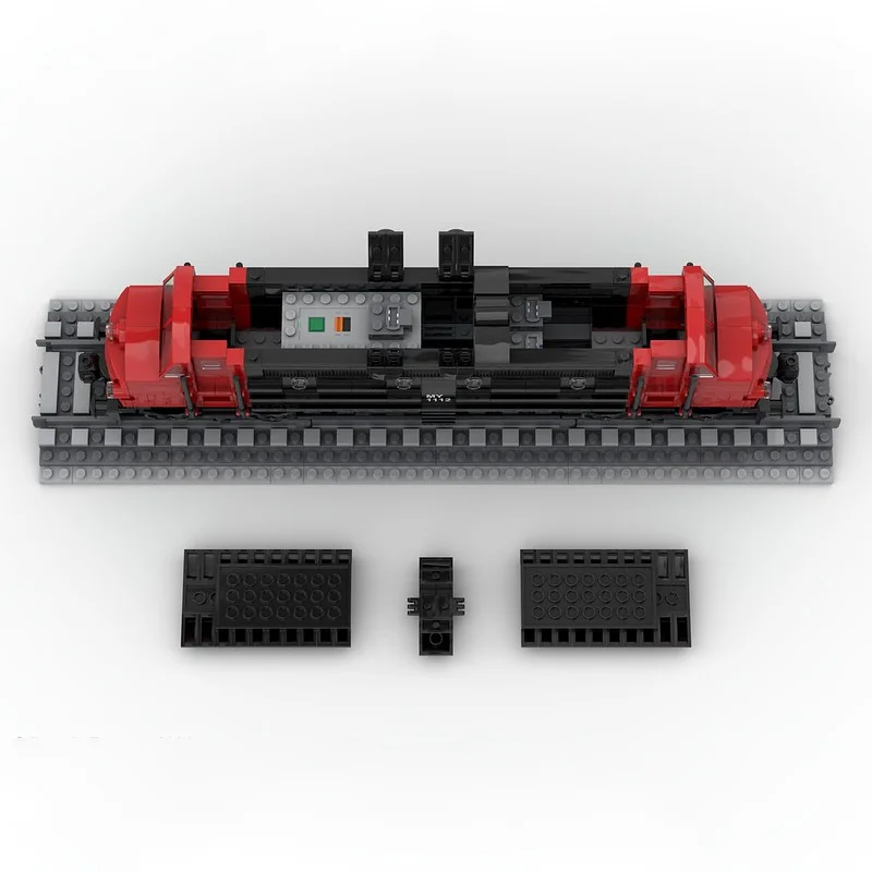 Модель железнодорожного поезда Moc, строительные кирпичи DSB Litra MY, модель локомотива, технология, модульный блок, игрушка, набор «сделай сам», сборка, подарки (art.: 3920cf5ed0c90) - 3920cf5ed0c90