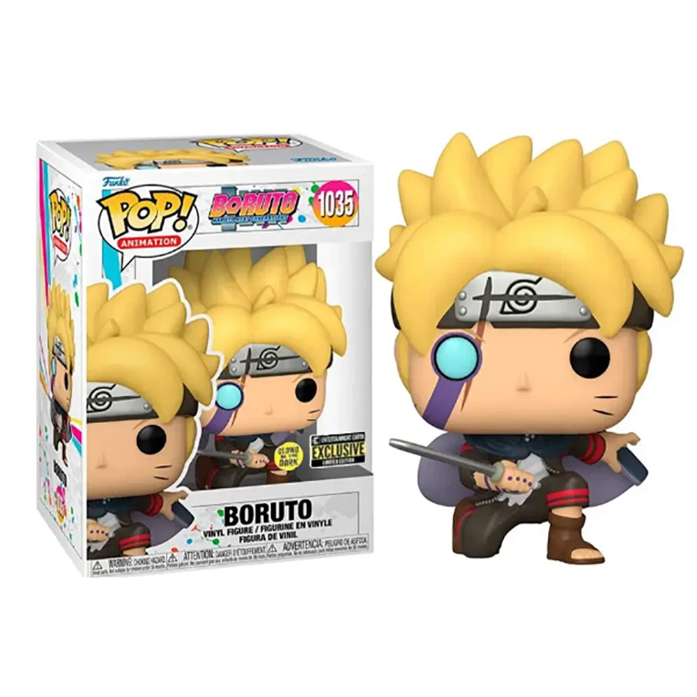 Фото Фигурки Funko BORUTO Uchiha Sarada Chio Chio Young Hot Blooded Персонажи Limited Аниме Периферийные устройства Модель куклы Игрушка в подарок №4