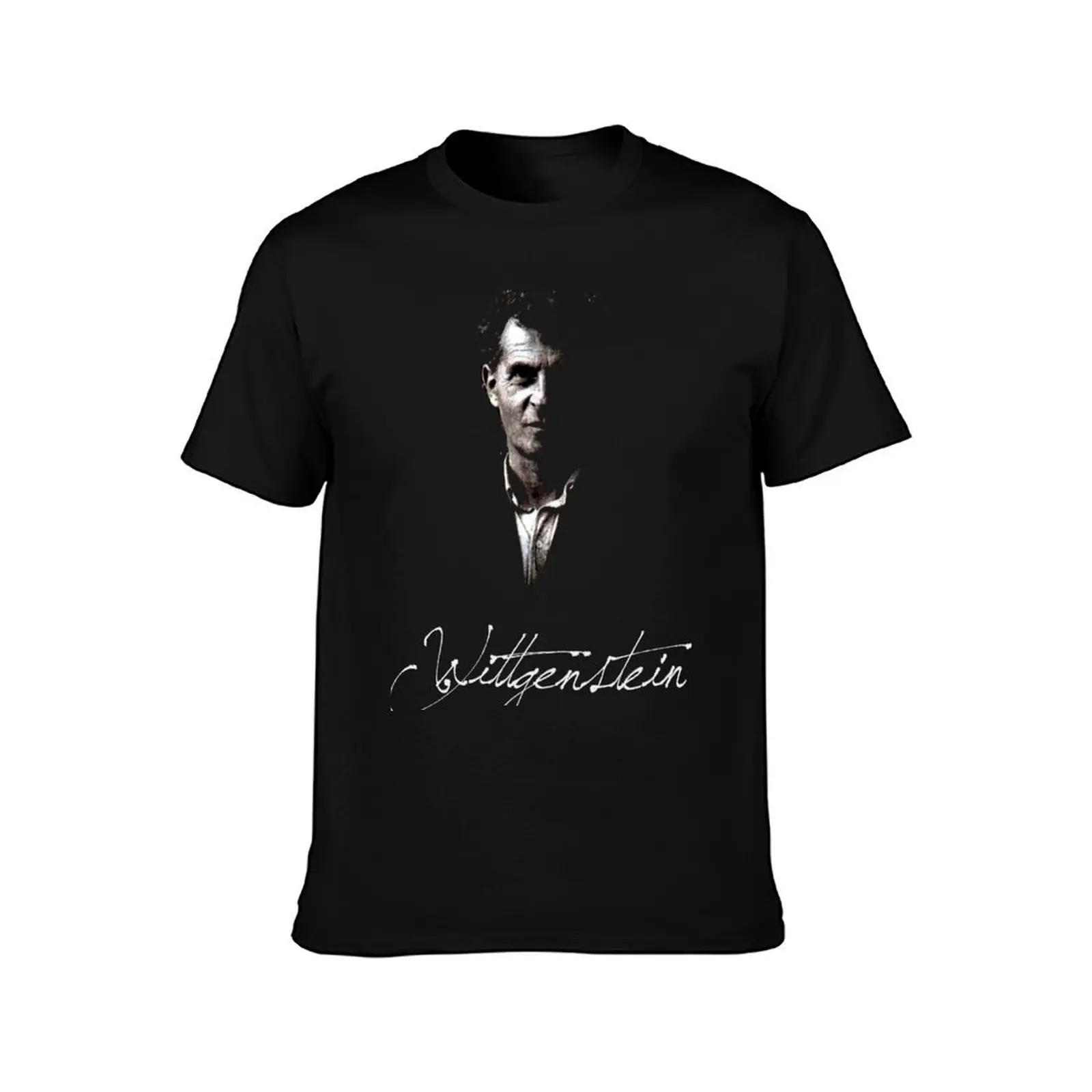 Фото Футболка Wittgenstein, мужская повседневная забавная футболка, темный юмор, футболка №2