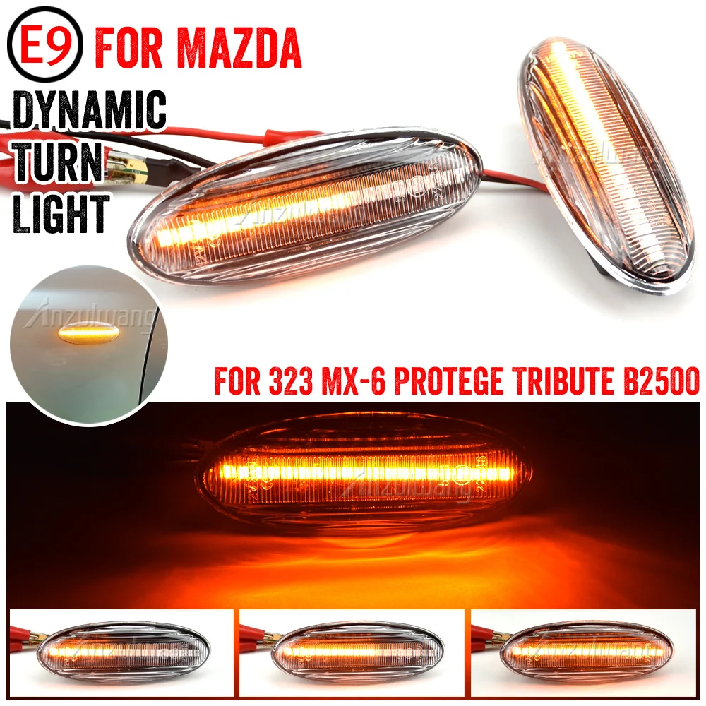 Yan Marker sinyal ş sinyal ikr r MAZDA 323 626 MPV PREMACY MX-6 Tribute LED dinamik rali