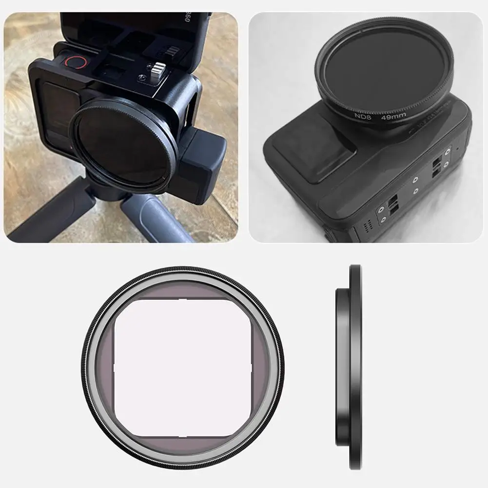 Для Insta 360 Ace Ace Pro Набор фильтров CPL 8 16 32 ND8 64 Металлическое зеркало Универсальная 16, рамка CPL Материал Защитный UV2 32 C2K3