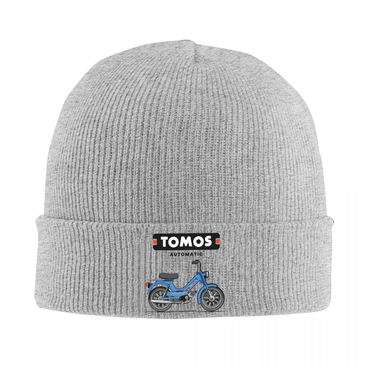 Вязаная шапка Tomos для мопеда, теплые шапочки, облегающие шапки, бейсболка
