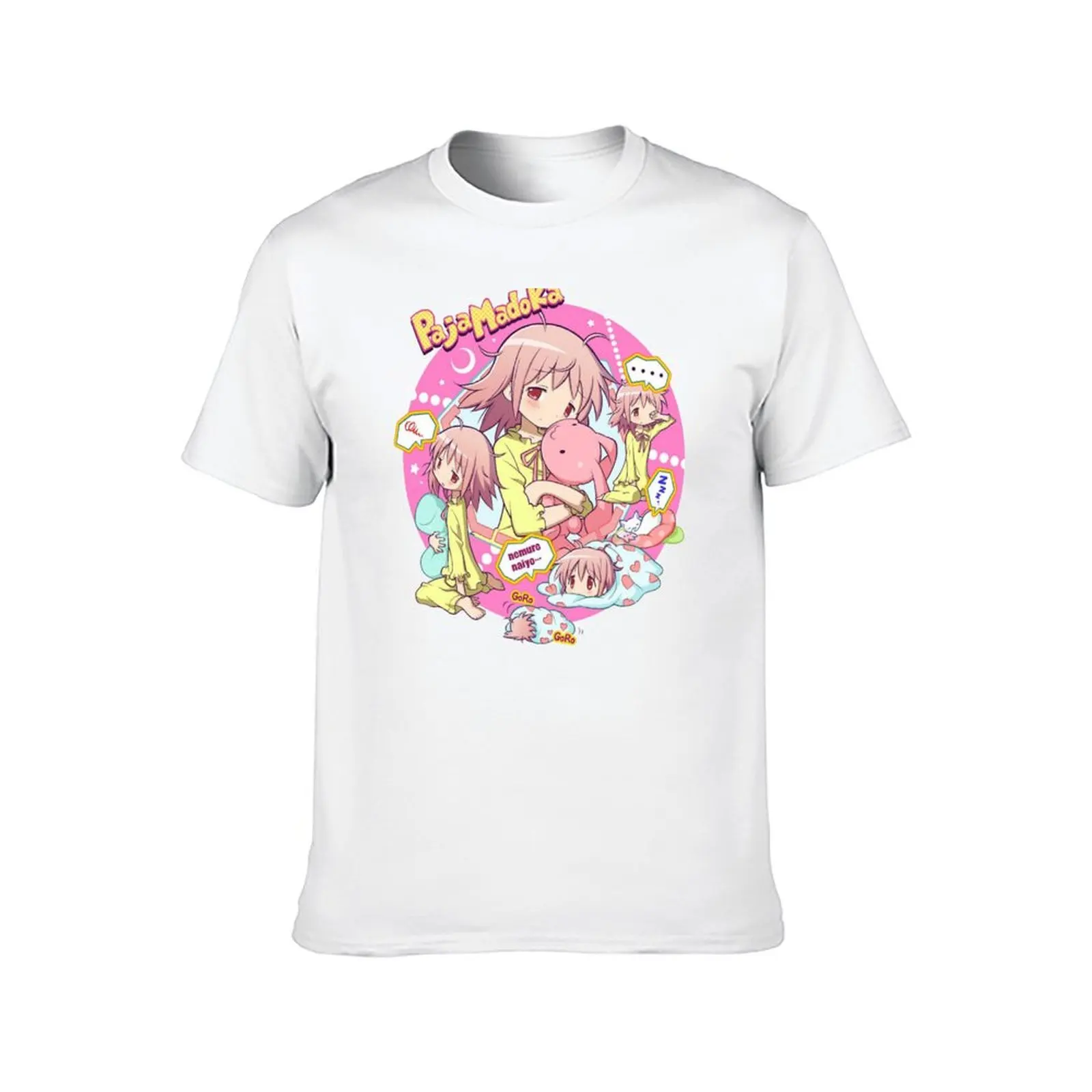 Фото Футболка Paja Madoka-Madoka Magika с принтом животных для мальчиков, футболка на заказ, мужская футболка №2