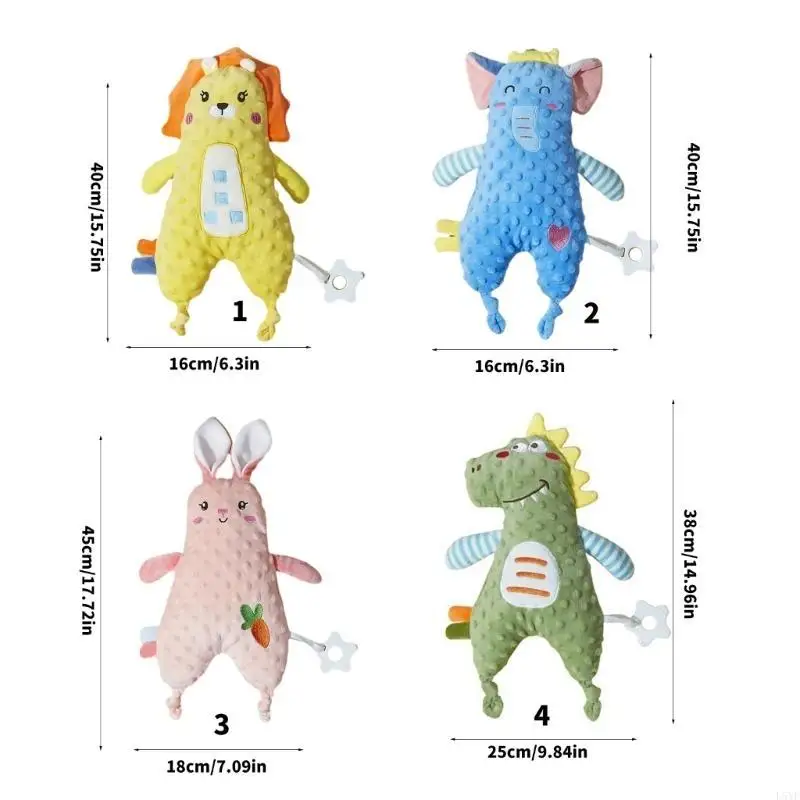 L5YF Cartoon Baby Sleep Companion Appease Toy с успокаивающей пунктирной поддержкой для улучшения тактильного опыта Постельное белье
