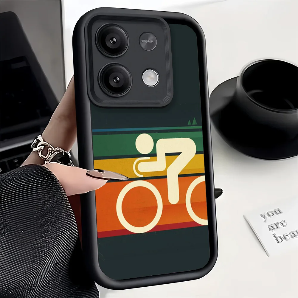 Фото Велосипедный спортивный чехол для телефона для Xiaomi Redmi Note 14 13 12 Pro Plus 12S 11S 11 11T 10 10S 9 9S 5G Bumper Cover Fundas №4