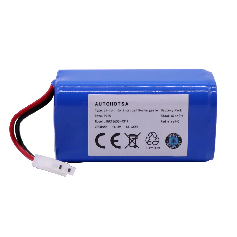 Аккумуляторная батарея Lipo 14,8 в, 2800 мАч для пылесоса-робота, аксессуары для Chuwi ilife A4 A4s A6 ILIFE, аккумулятор 2S
