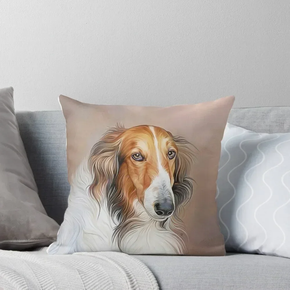 Декоративная подушка Borzoi Aristocrat, наволочки для подушек, подушка для сидения, рождественские чехлы для подушек, подушка