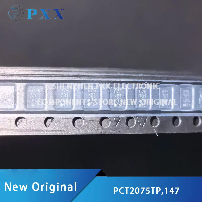 5 шт., новинка, PCT2075TP,147 Φ Fm +, точность 1 °C, цифровой датчик температуры и фотоэлемент отображения