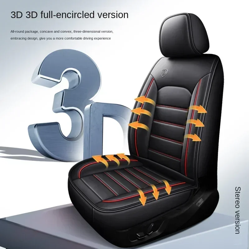 Фото 3D полное покрытие автомобильного сиденья для SEAT всех моделей автомобилей Leon Arona Ateca Tarraco Ibiza Alhambra автомобильные аксессуары №5