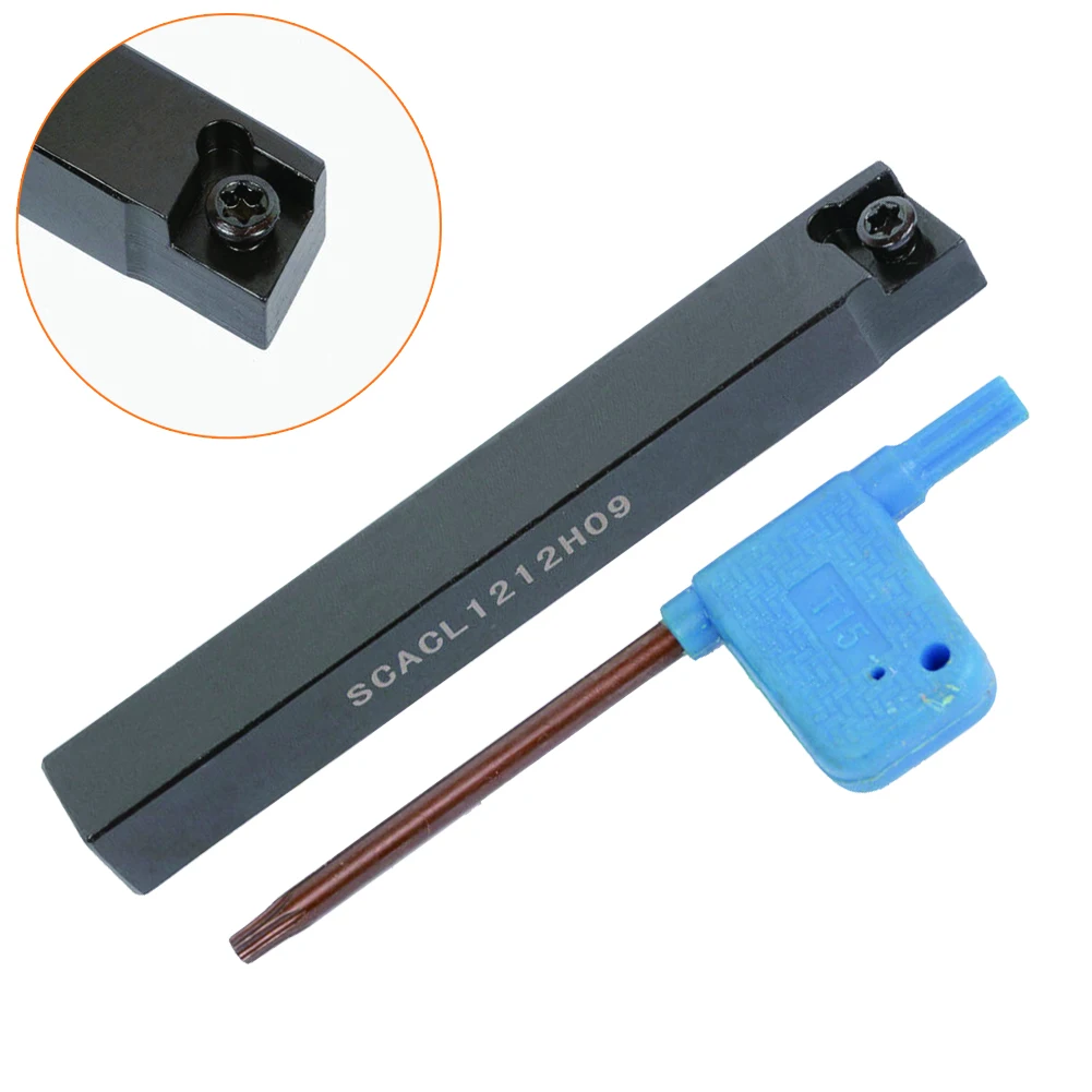 Фото SCACL 1212H09 поворотный держатель гаечный ключ T15 для CCMT09T304 308 вставки cnc металлический токарный станок Механическая мастерская Деревообрабатывающие инструменты №5