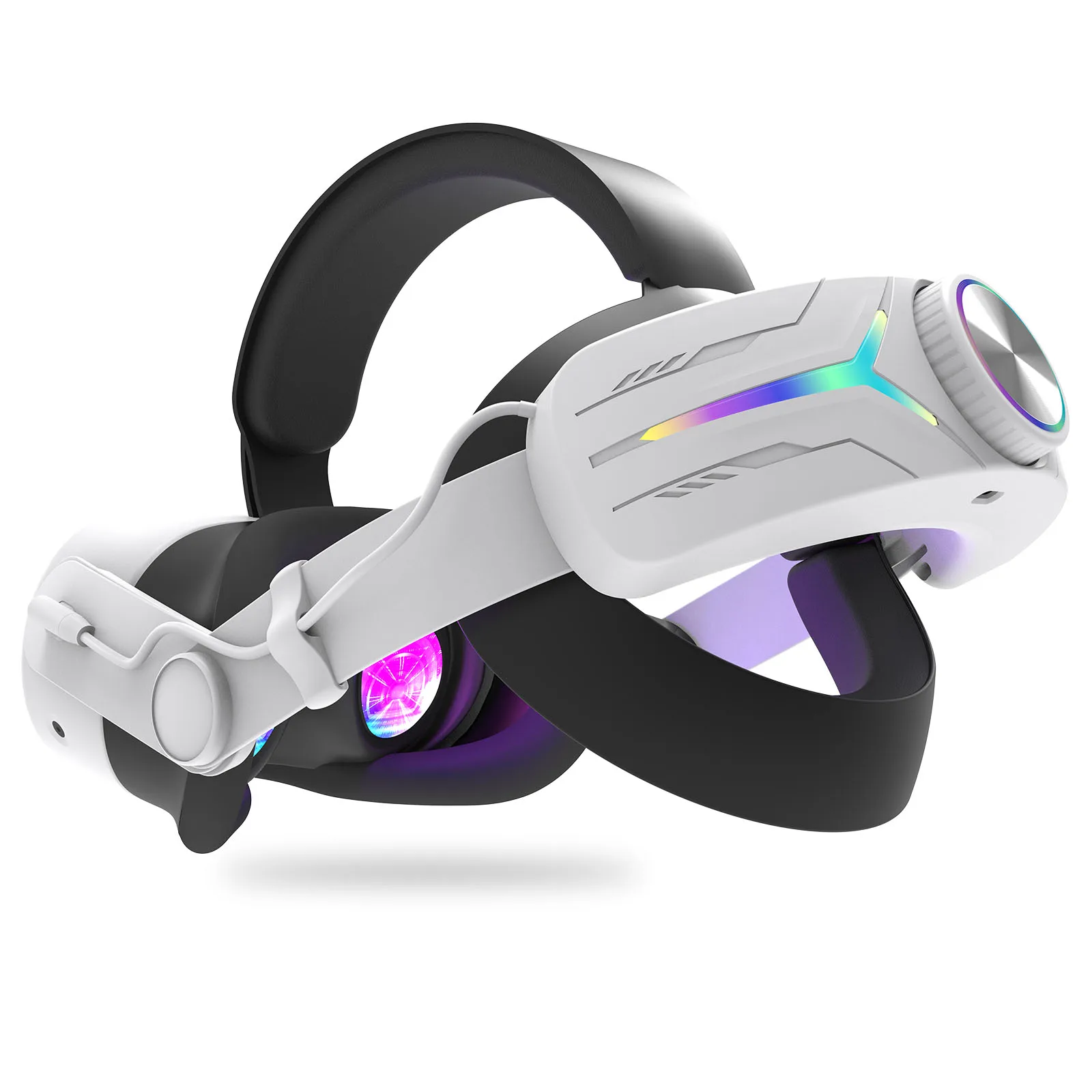 Комфортный ремешок на голову с аккумулятором RGB 12000 мАч, совместимый с Meta Quest 3S