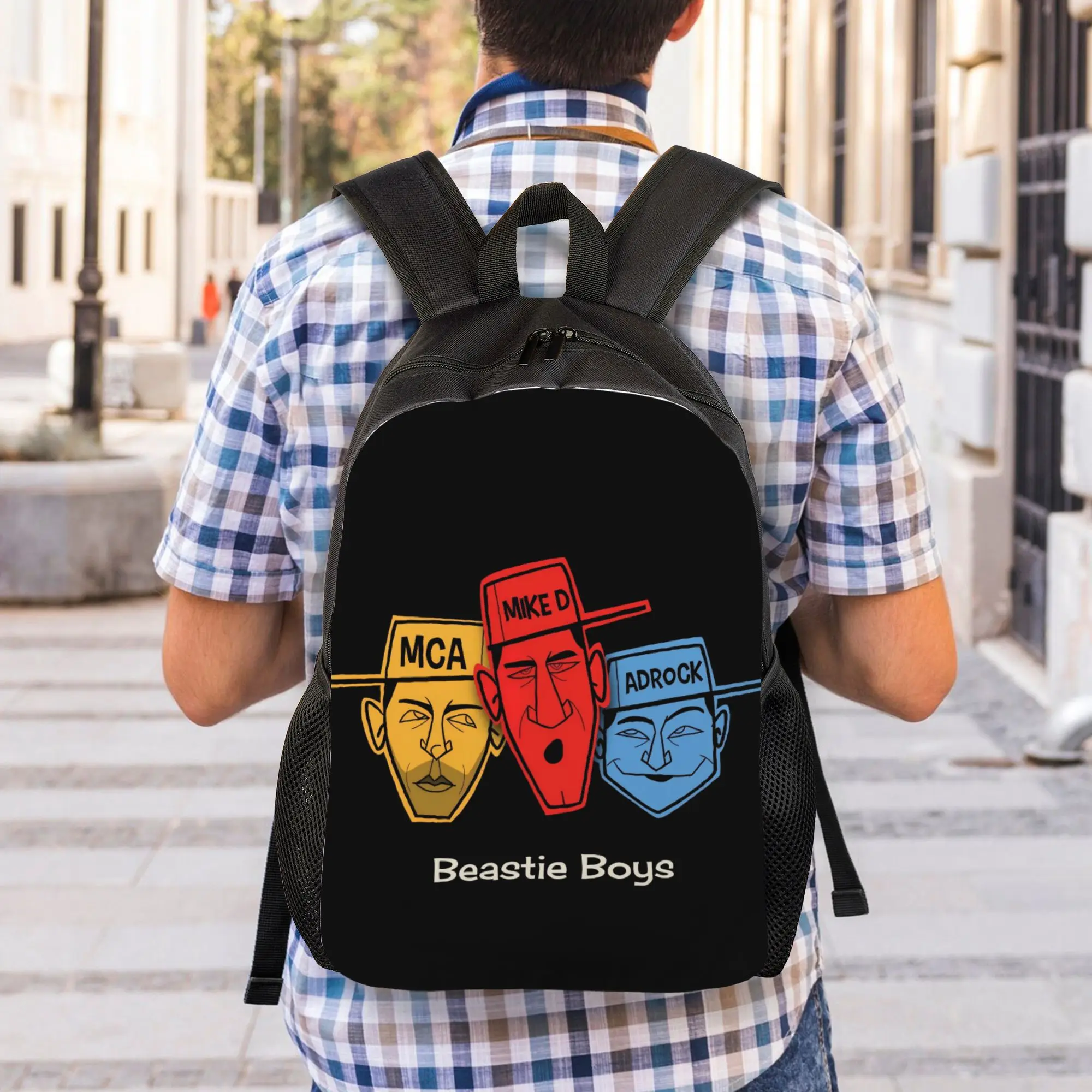 Модный школьный рюкзак Beastie Boys 5 для мальчиков и девочек, унисекс, для книг, к началу учебного года