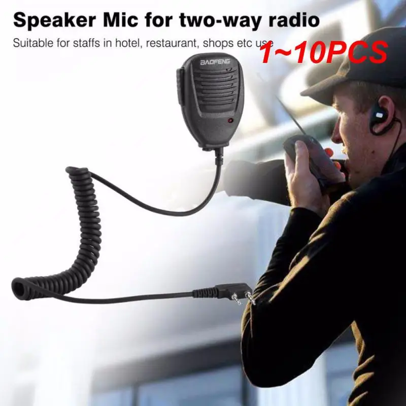 Микрофон для динамика Baofeng 888S 5R UV82 8D 5RE 5RA, 1-10 шт.