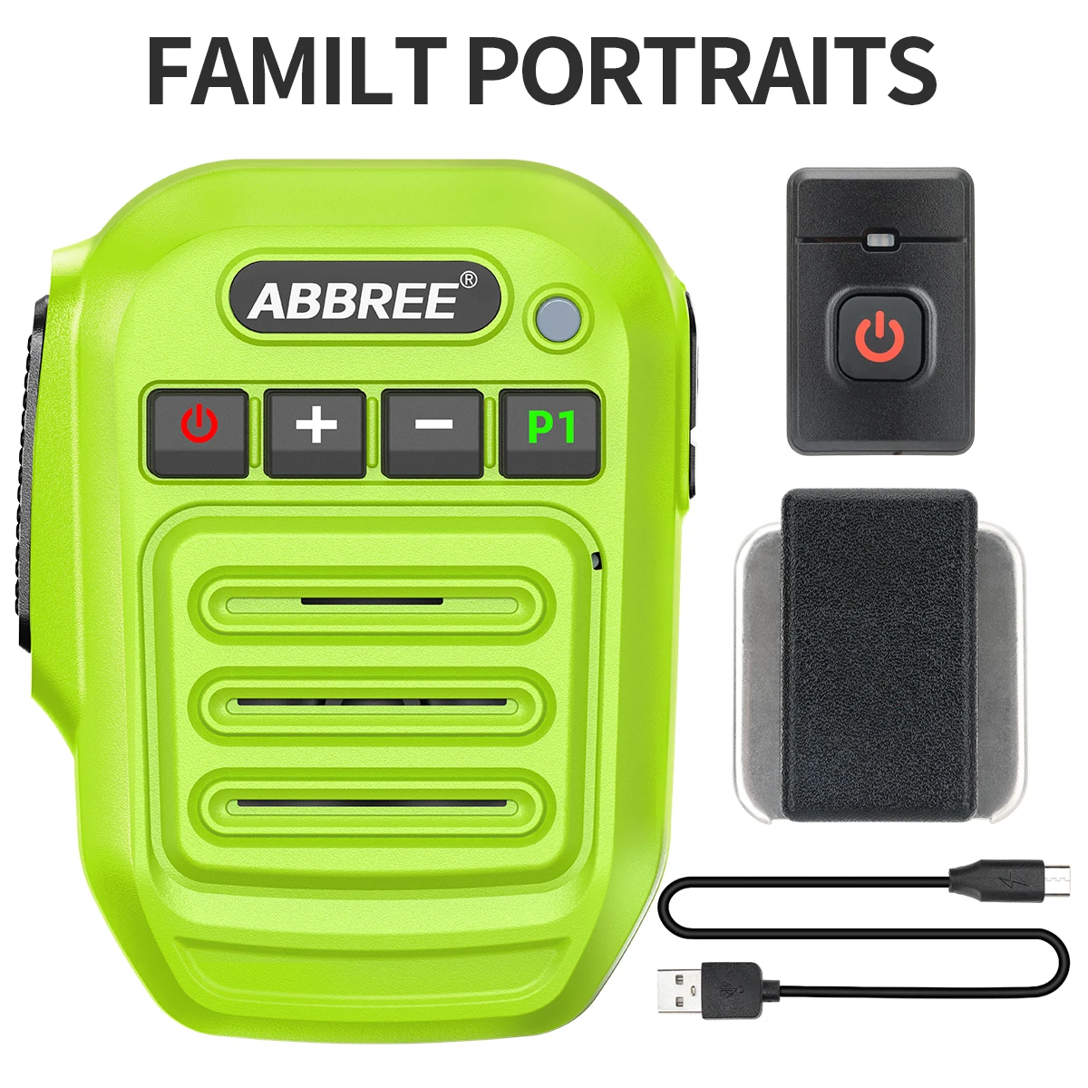ABBREE Рация С Беспроводным Bluetooth-микрофоном (art.: 3920ca598d3ba) - 3920ca598d3ba