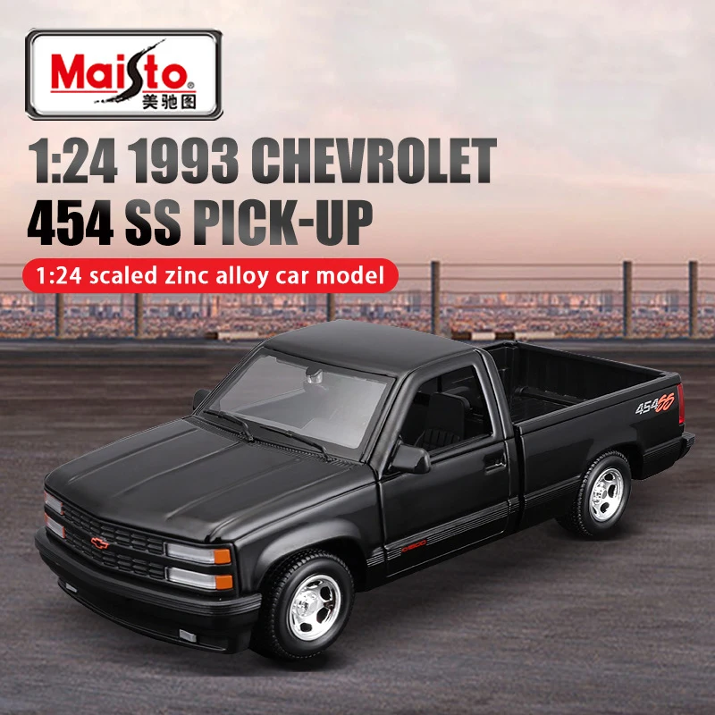 Maiato 1:24 1993 Chevrolet 454ss Datsun 620 Пикап, имитация сплава, литая под давлением модель автомобиля, коллекция украшений, игрушка для мальчика, подарок