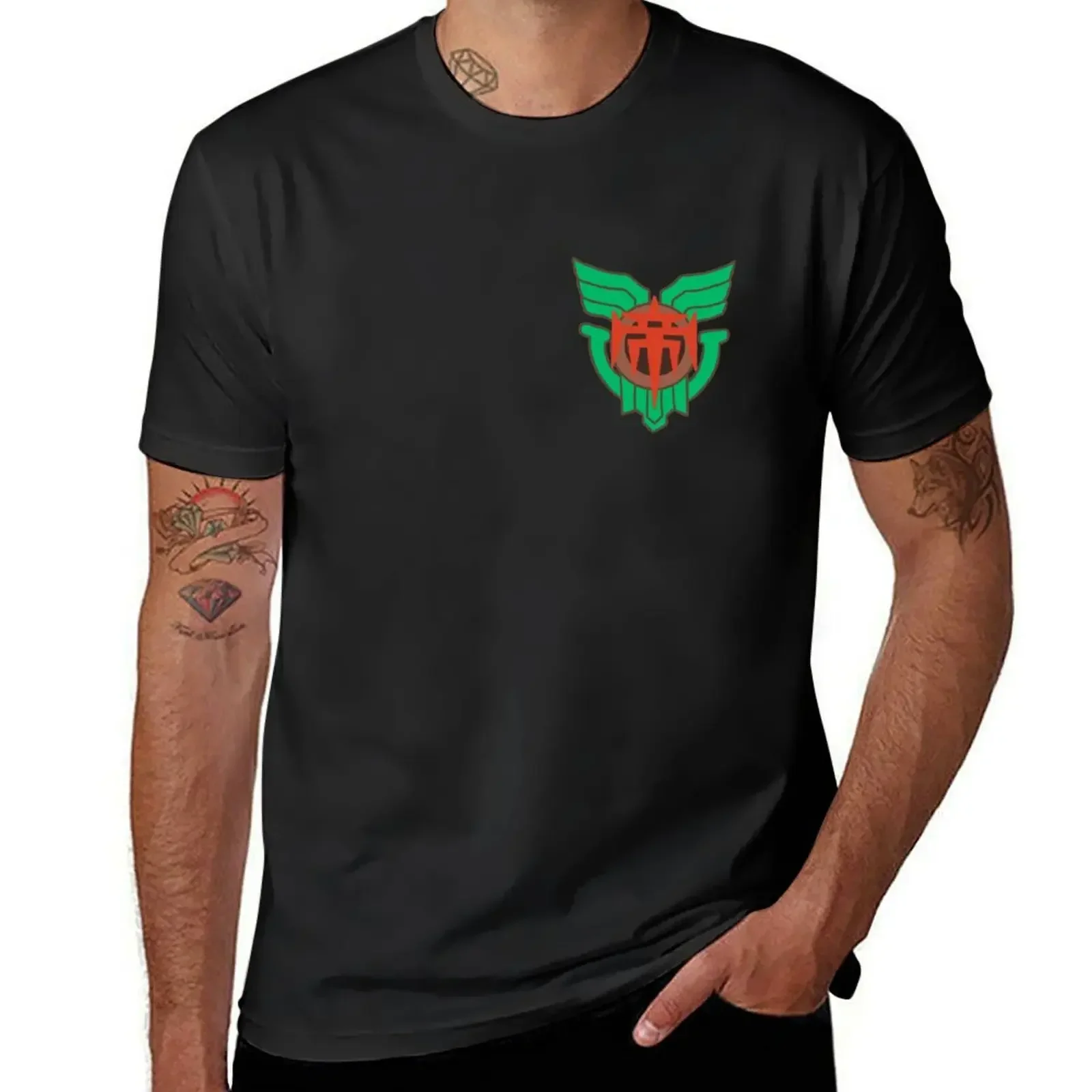 Футболка TEIKOKU GAKUEN EMBLEM, дешевая одежда больших размеров, хлопковая футболка для мужчин