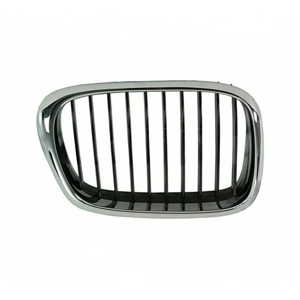 Фото Передняя решетка для BMW E39 серии 1997 2003, хромированный черный дизайн, подходит для OEM-номеров деталей 51137005837 и 51137005838 №2