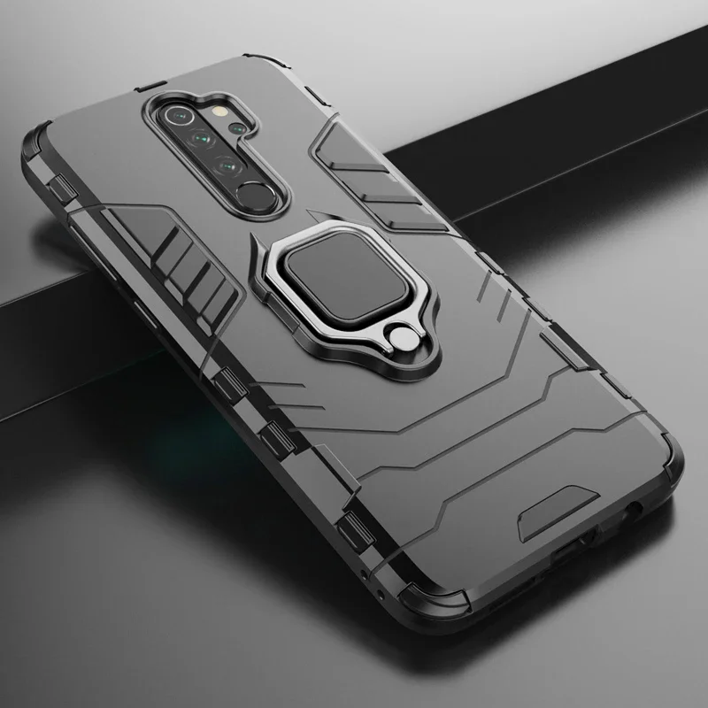Бронированный чехол с кольцом-подставкой для Xiaomi Redmi Note 8 T 8 T 7 7S 6 5 Pro Redmi Note 4 X 4X Redmi 8 7 6 5 Plus 8A 7A, тонкий жесткий чехол