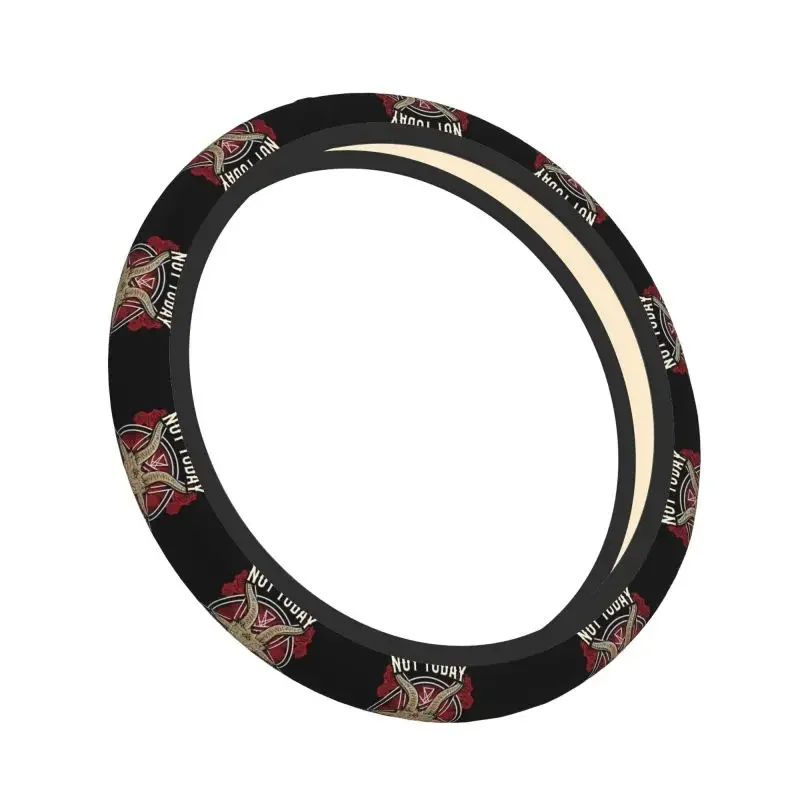 Фото Baphomet Goat Pentagram Mysterious Magic Car Steering Wheel Cover 14.5-15 Inches Thick Elastic Anti Slip Truck Car RV 4X4 №2