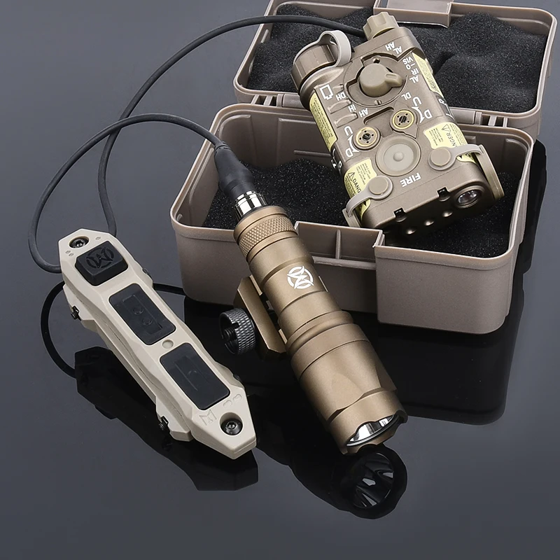 WADSN Тактический NGAL Металлический Лазер ИК Красный Зеленый Синий Прицеление Surefire M300A M600C Фонарик Охотничья Скаутская Лампа Двухфункциональный Переключатель (art.: 3920d0b74f09d) - 3920d0b74f09d