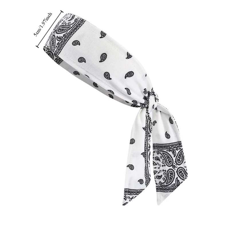 Фото Sports Headband Bandanna Antiperspirant Headscarf Anti-sweat Cooling Cycling Headwear Elastic Breathable Pirate Headband Jogging №3