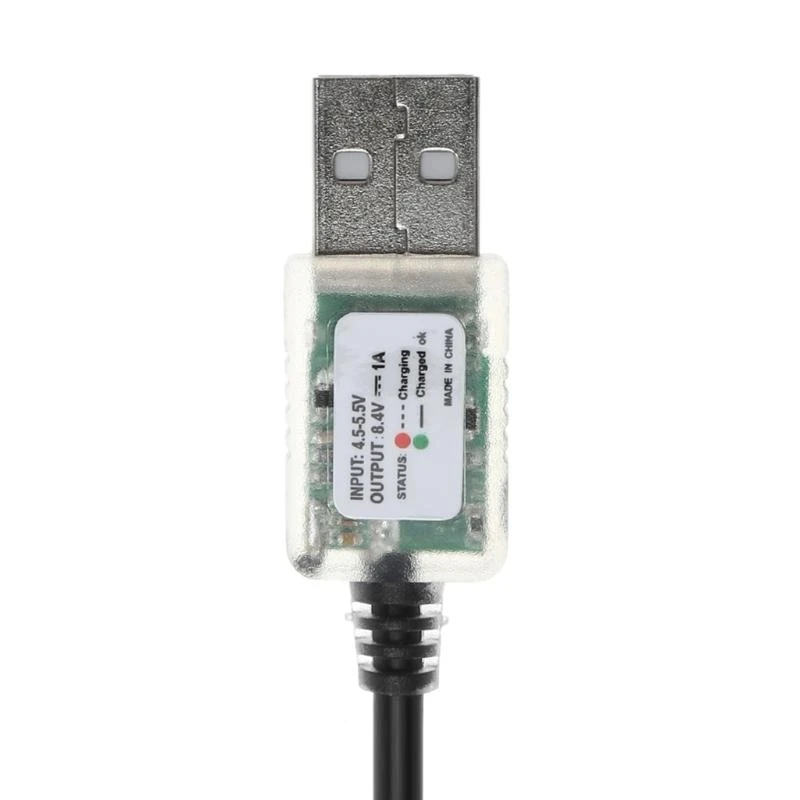 Фото Для литиевого аккумулятора 18650, универсальный USB от 5 В до 8,4 В постоянного тока, 5,5x2,1 мм, преобразователь линии зарядки, кабель для зарядки №2