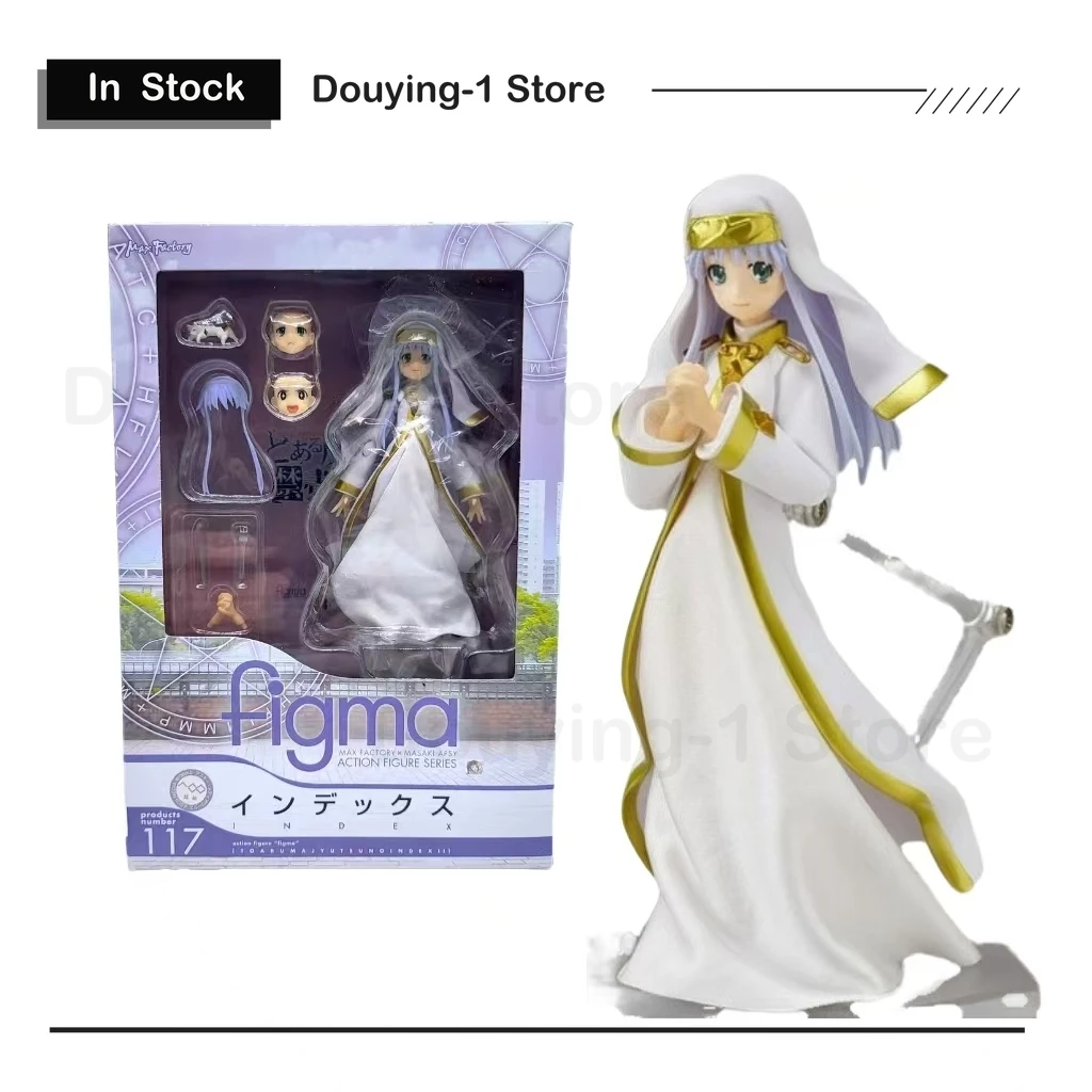 Оригинальная фигурка Figma 117 Leitkristen Toaru Majutsu No Index Max Factory × Masaki Apsy, серия экшн-фигурок
