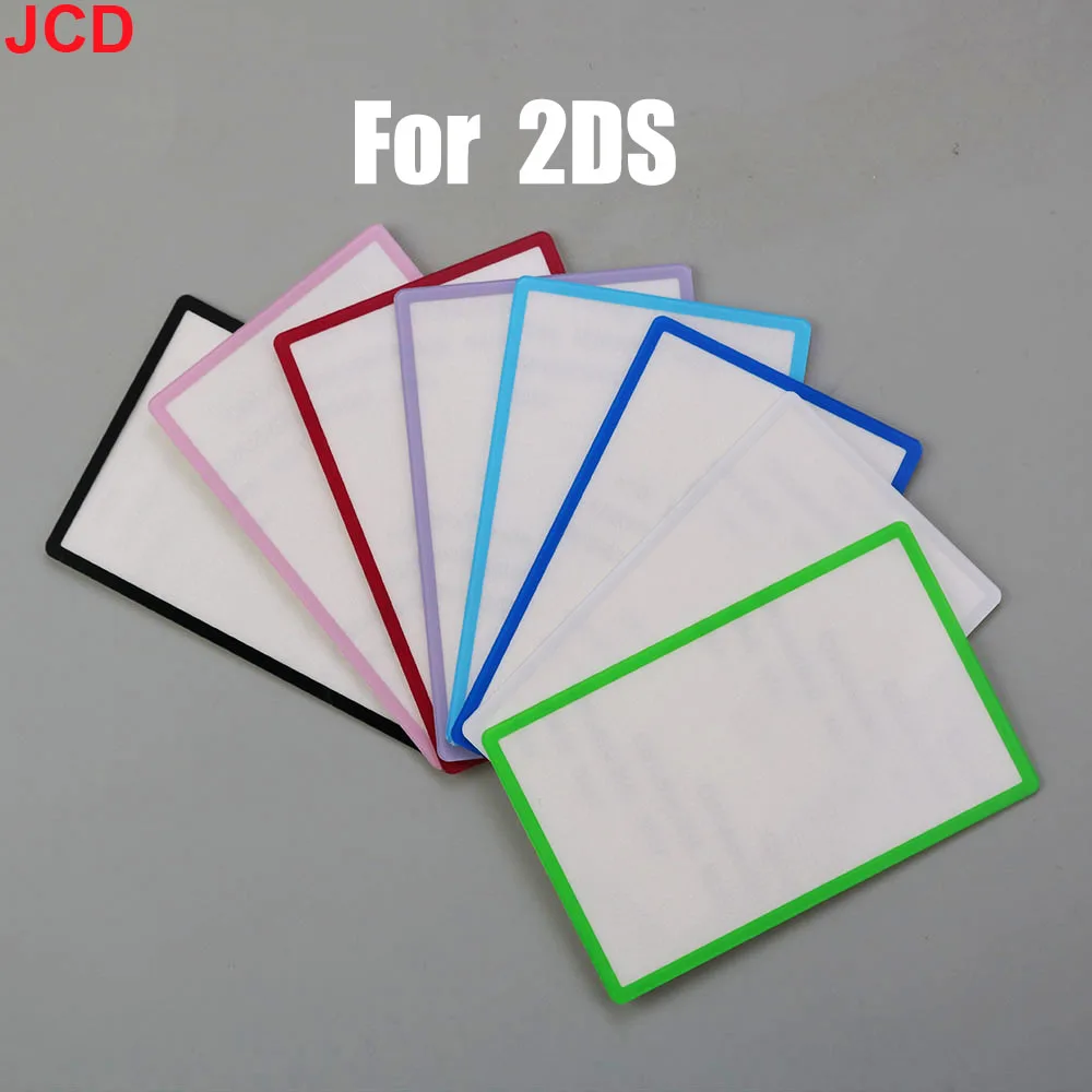 JCD 1 шт. для 2DS цветная верхняя зеркальная внешняя крышка объектива верхняя ЖК-экран передняя Пластиковая Крышка Сменный аксессуар