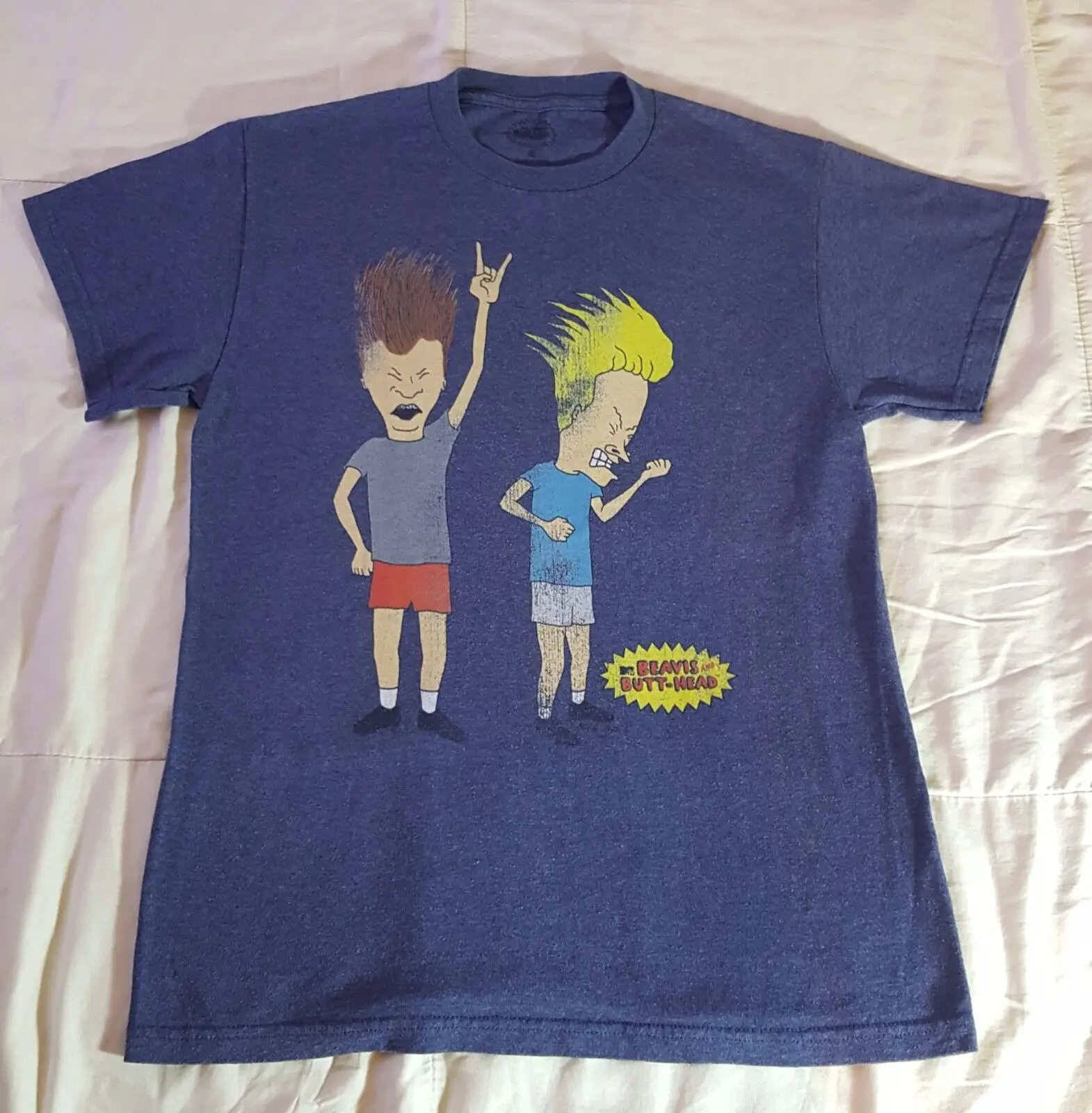 Футболка Mtv Beavis and Butt-Head от Mike Judge Vintage Look, средний размер