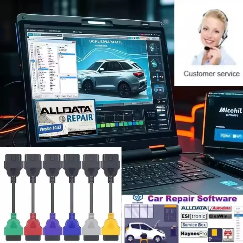 Фото 2025 ГОРЯЧИЙ! Программное обеспечение для ремонта Alldata 10.53 Все данные Automotive Tech Новейшее автономное программное обеспечение Autodata 3.45 atsg 2017, отправка ссылки №2