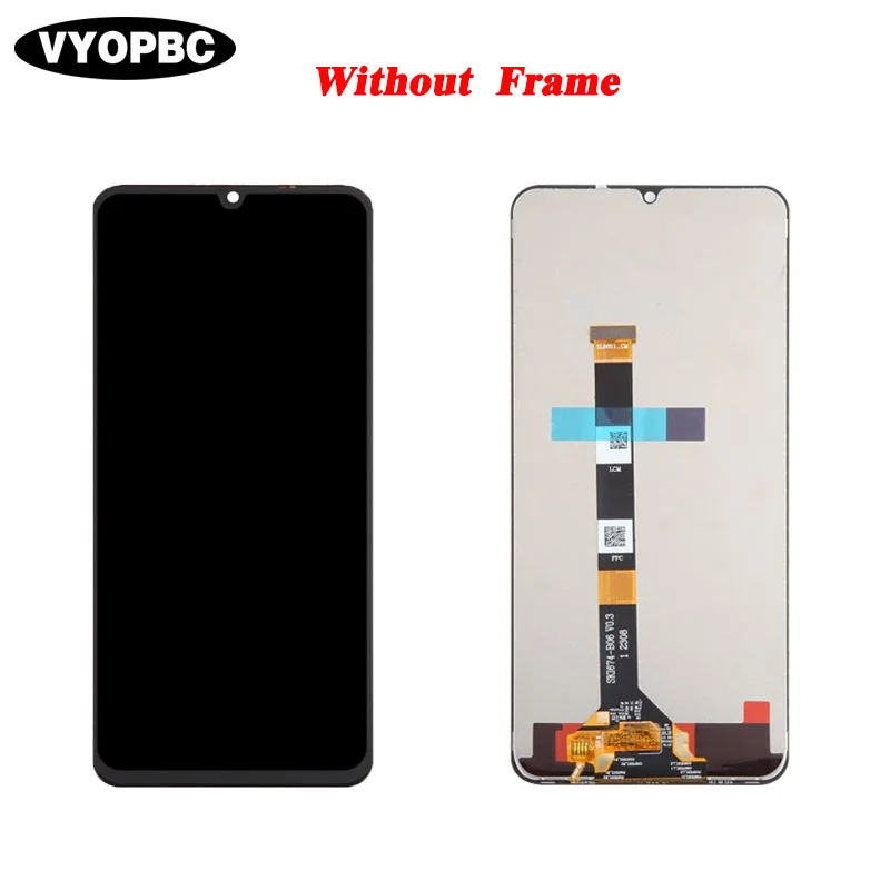 Фото Оригинальный ЖК-дисплей для OPPO Realme C53 с рамкой и дигитайзером в сборе, запасные части для ремонта, сенсорный экран RMX3760 №2