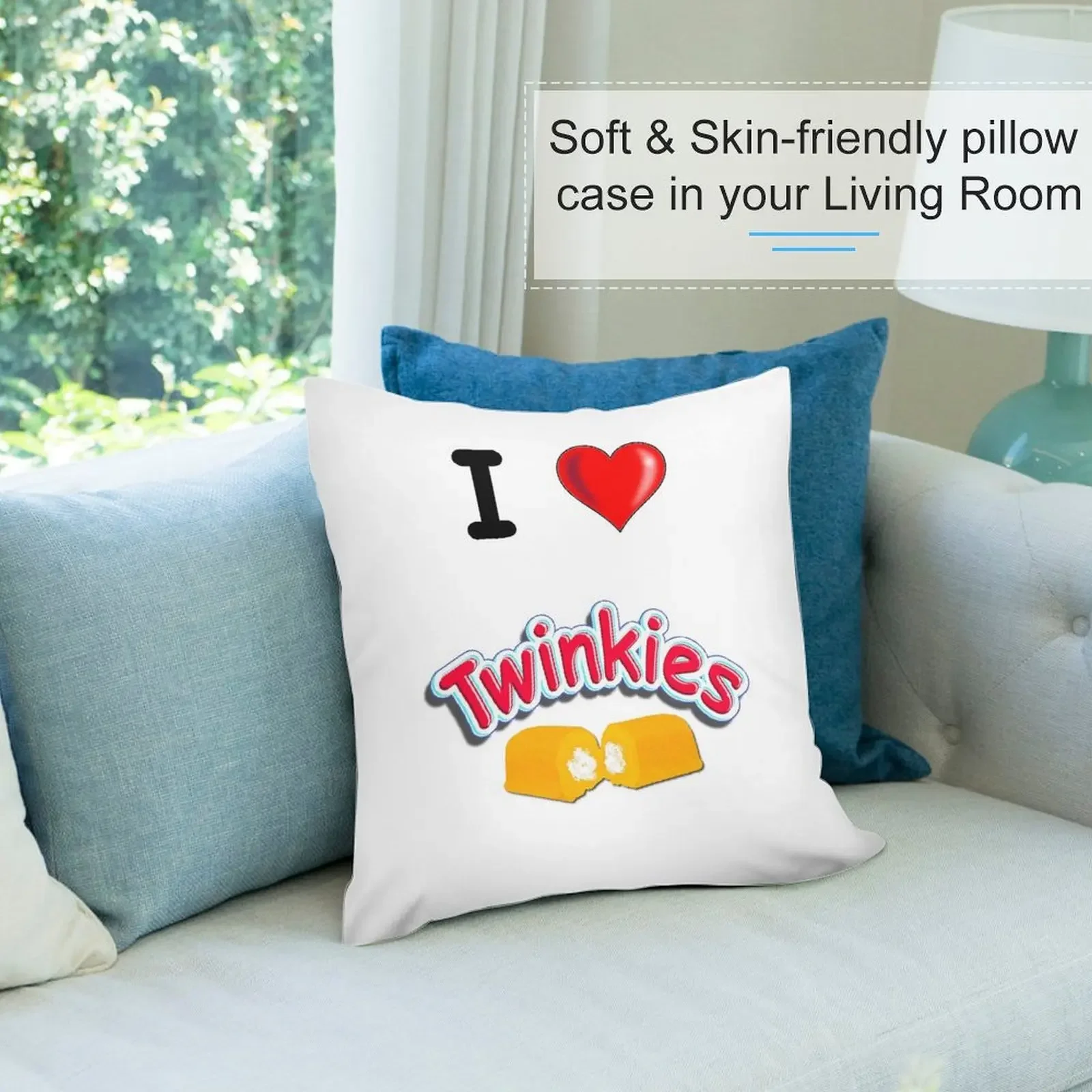 Фото I Love Twinkies декоративная подушка, роскошный декор, рождественские чехлы для подушек, набор чехлов для подушек №4
