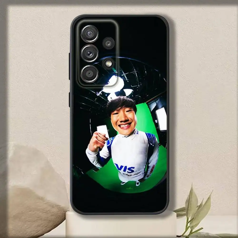 Фото Чехол для телефона Y-Yuki Tsunodas 22, для Samsung S 25,24,23,22,30,21,10,9,Ultra,Plus,Lite,FE,4,5 G, мягкий черный чехол №5