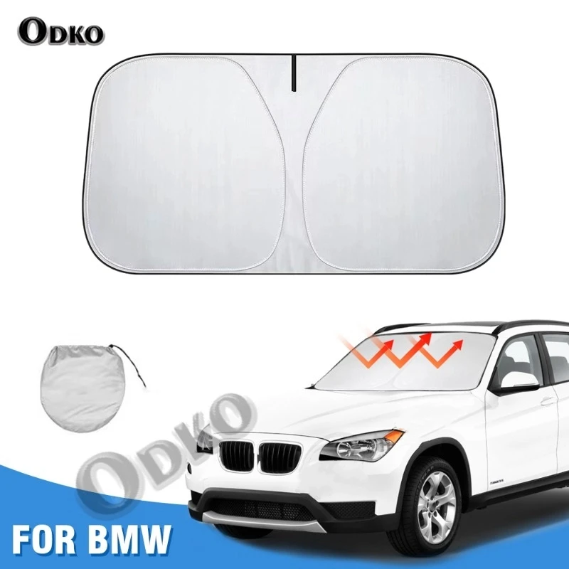 Солнцезащитный козырек на лобовое стекло для BMW X1 2016-2020 2021 2022 Солнцезащитный козырек на окно Складные блоки УФ-лучей Keep Your Car Cooler Внешние аксессуары