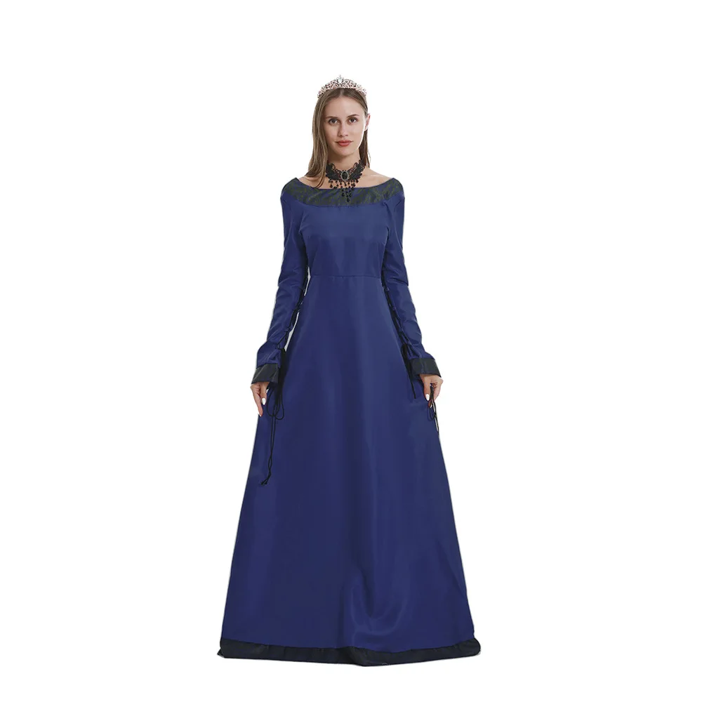 Фото Хэллоуин, косплей, вампир, Mewah IR, Pengadilan покупки, пертенгахан, Wanita Eropa Gaun, Elegan, резиновый, безразмерный, Vintag №4