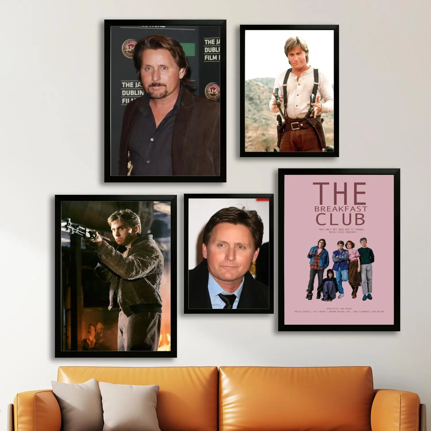 emilio estevez actor Холст Художественный постер и настенное искусство, картина с принтом, современный семейный декор для спальни, постеры, декоративная живопись
