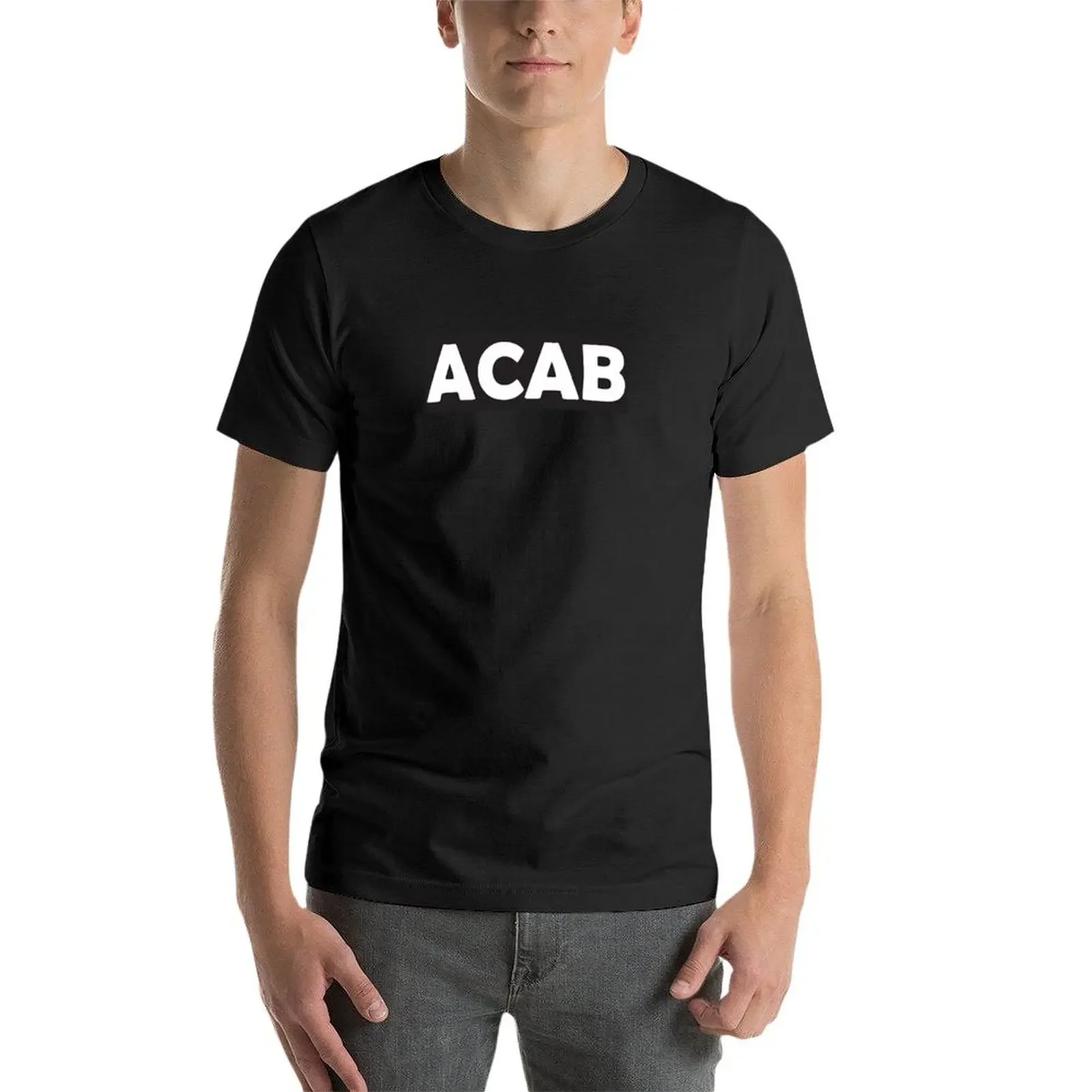 Фото ACAB все полицейские, ублюдки, облегающая футболка, одежда больших размеров, бутиковая одежда на день Святого Валентина, мужская одежда №3
