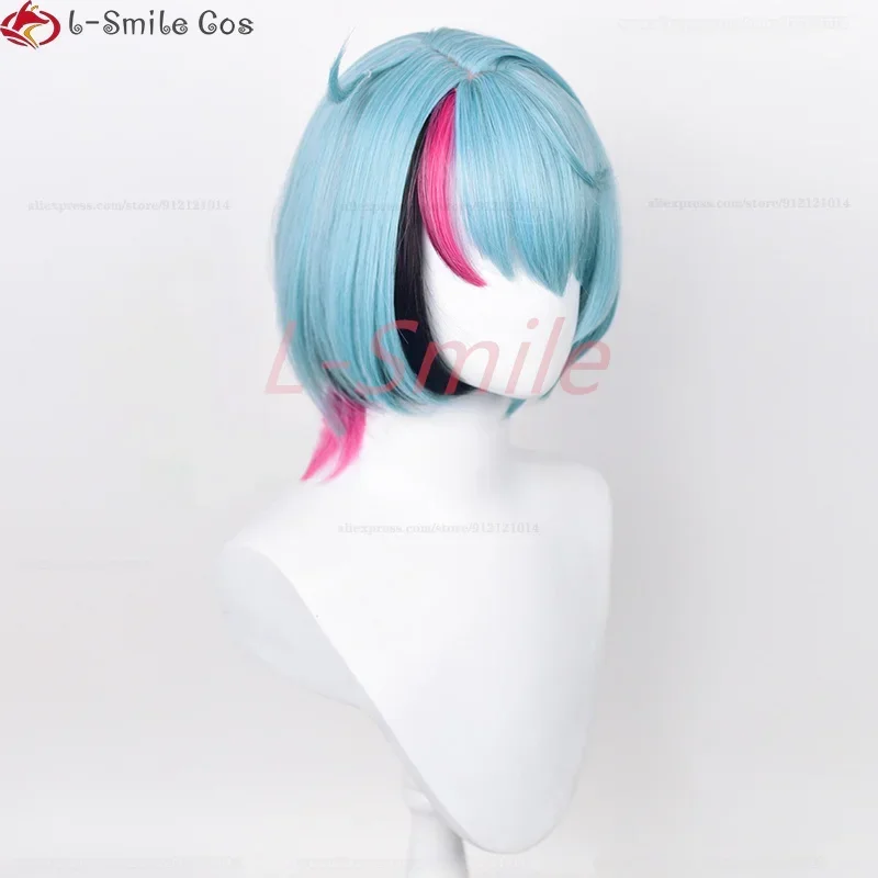 Фото VTuber NIJISANJI EN Косплей ILUNA Kyo Kaneko Косплей Парик Короткие термостойкие синтетические волосы Вечерние женские парики для девочек + шапочка для парика №5