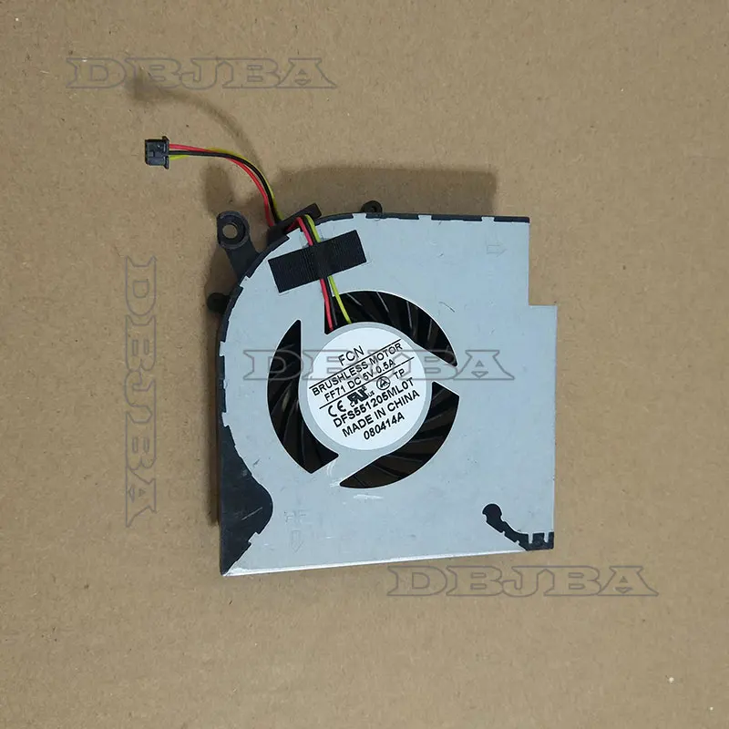 Вентилятор охлаждения процессора ноутбука для DFS 551205 ML0T FF71 DC5V 0,5A 3-контактный
