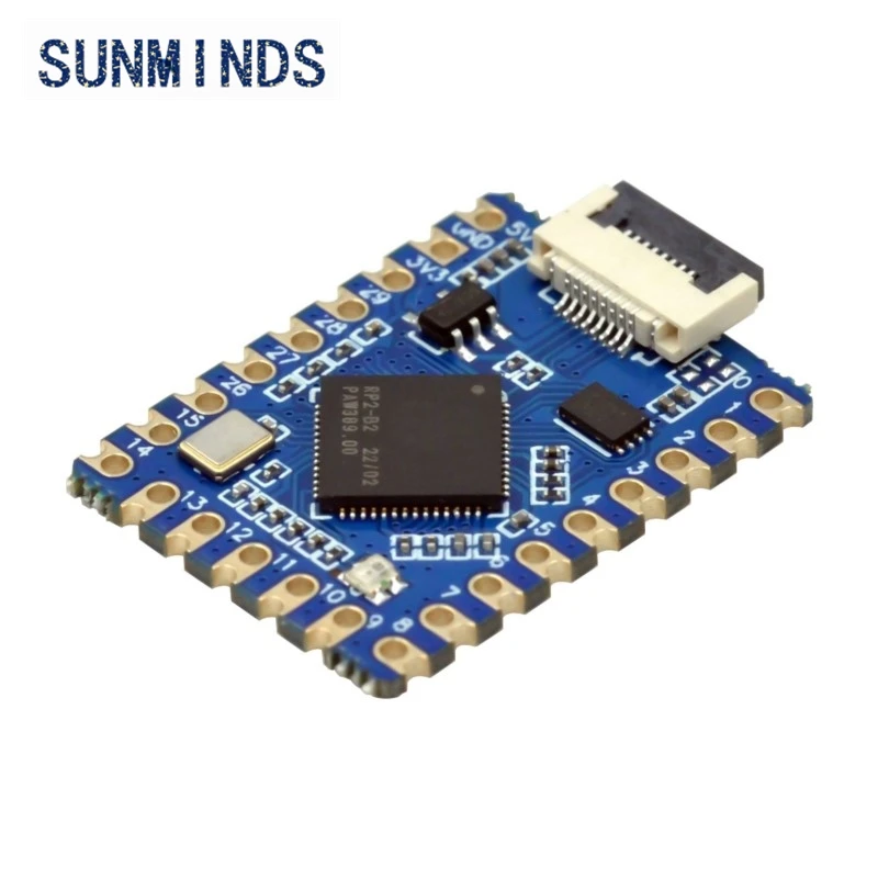Фото RP2040-Tiny Модуль макетной платы RP2040 ZERO Raspberry Pi PICO Интерфейс USB Type C 264 КБ SRAM 2 МБ Flash C/C++ для Arduino №4