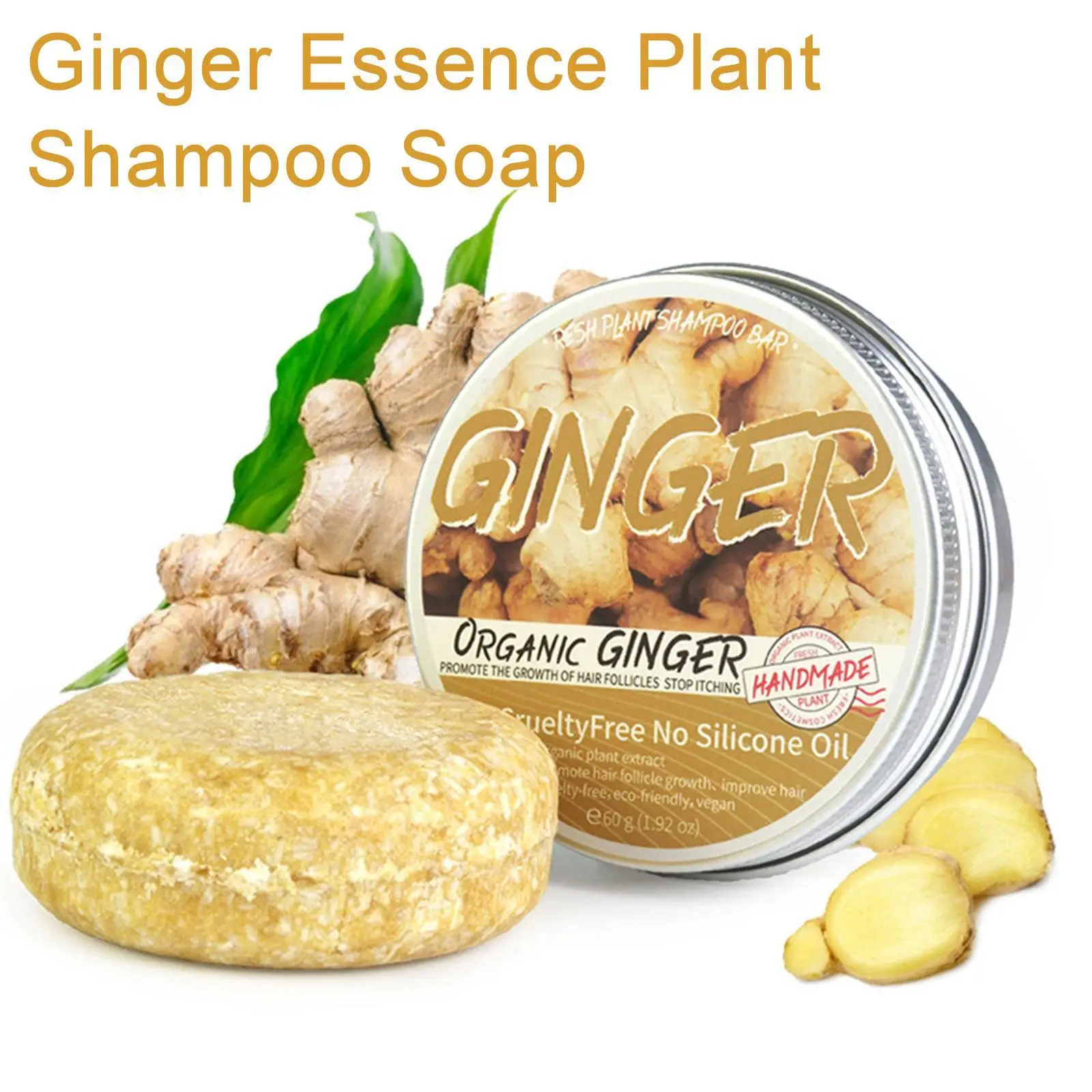 Мыло для волос Ginger Polygonum, мыло, холоднообработанное мыло, шампунь для волос, чистые растительные шампуни для ухода за волосами