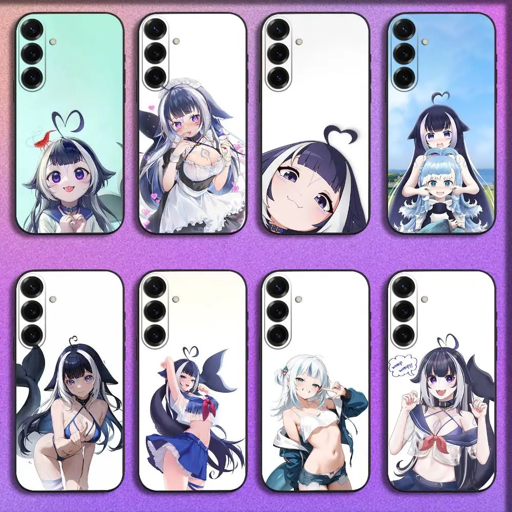 Чехол для телефона S-Shylily Vshojo Lily для Samsung S25, S24, S21, S22, S23, S30, Ultra, S20, Plus, Fe, Lite, черный чехол 5G