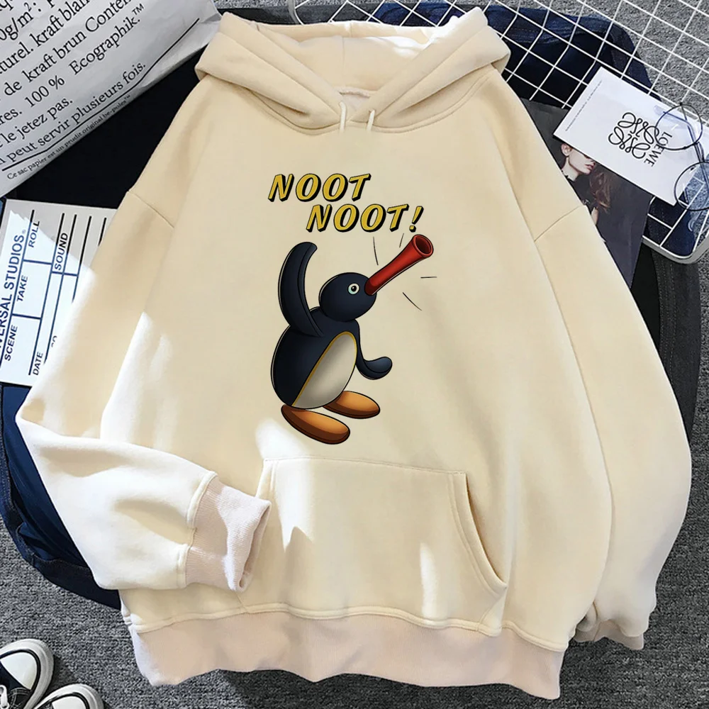 Толстовка Женская Pingu, корейский пуловер Jepang, женский спортивный костюм