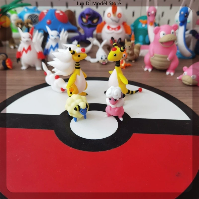 Mareep Flaaffy Ampharos масштабный мир 1:20 Diy 3d печать аниме фигурка модель статуя детская коллекция украшение для рабочего стола орнамент