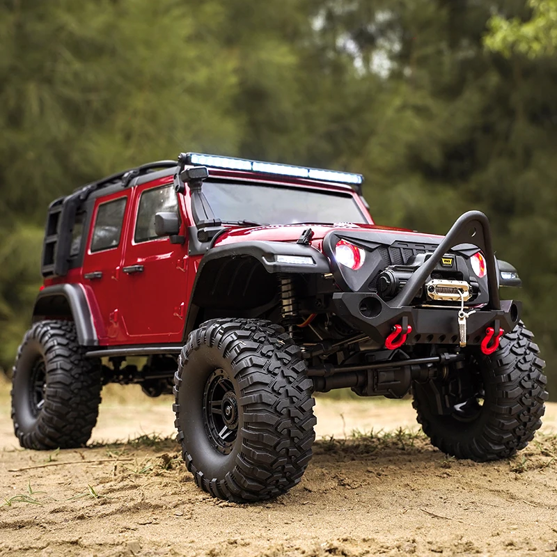 HBR1011 - R1016 1/10 Полномасштабный внедорожник 2,4 ГГц 4WD Профессиональный радиоуправляемый альпинистский автомобиль с дифференциальным замком/светодиодные фары для мальчиков